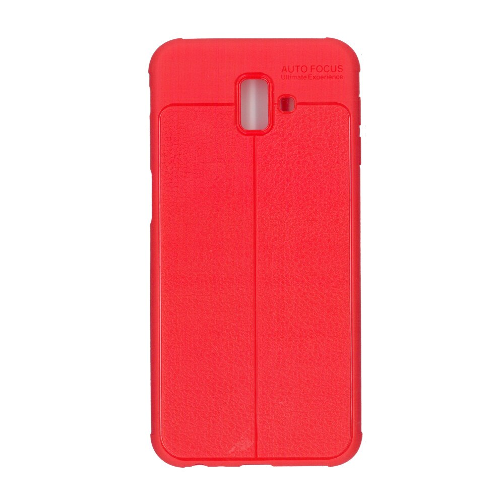 Husa din silicon auto-focus, Eurocell, pentru Samsung Galaxy J6 Plus, rosu