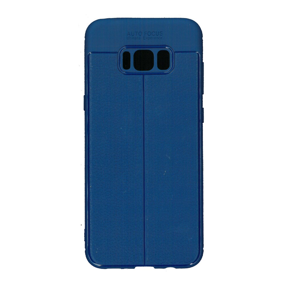 Husa din silicon auto-focus, Eurocell, pentru Samsung Galaxy S8 Plus, albastru