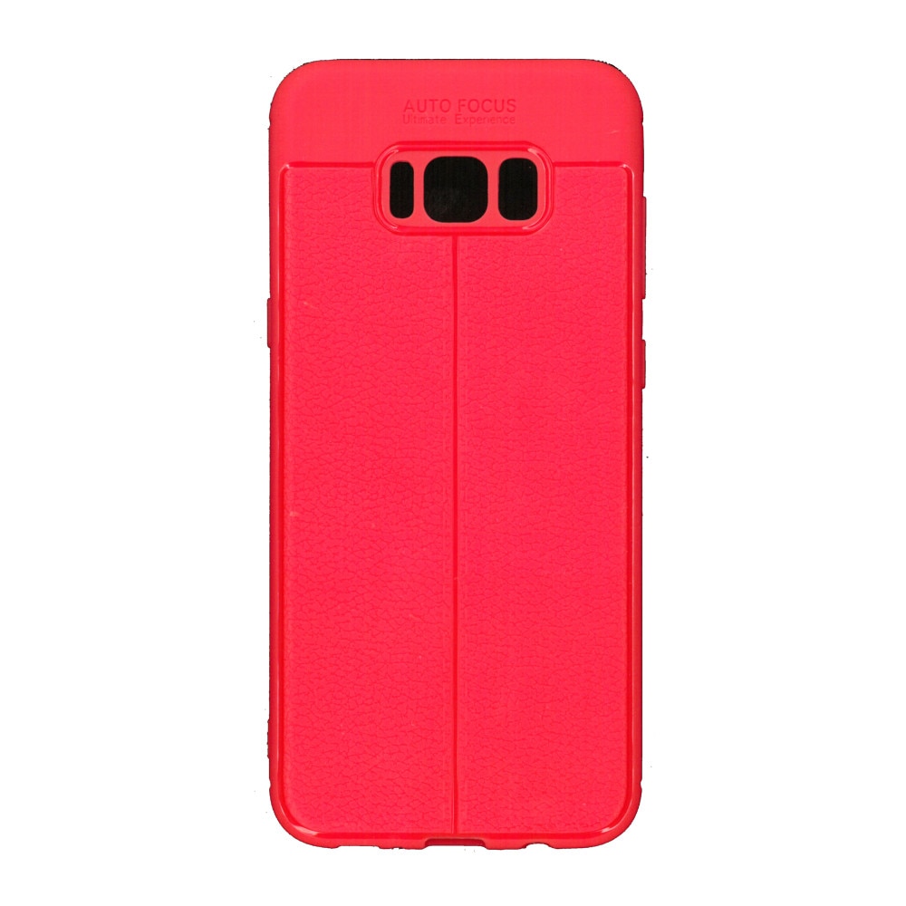 Husa din silicon auto-focus, Eurocell, pentru Samsung Galaxy S8 Plus, rosu
