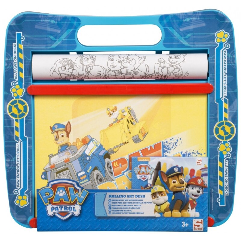 Set de arta Sambro Paw Patrol cu hartie de colorat