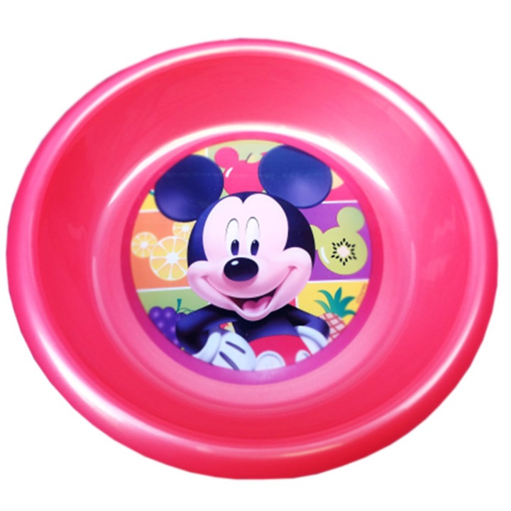 Műanyag mély tányér, Bradu, 16 cm, Mickey
