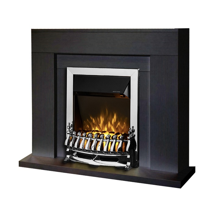 Elektromos kandalló Arthur & Galileo silver, Art Flame, 850*950*300, 2000 W, Termosztát, Távirányitó