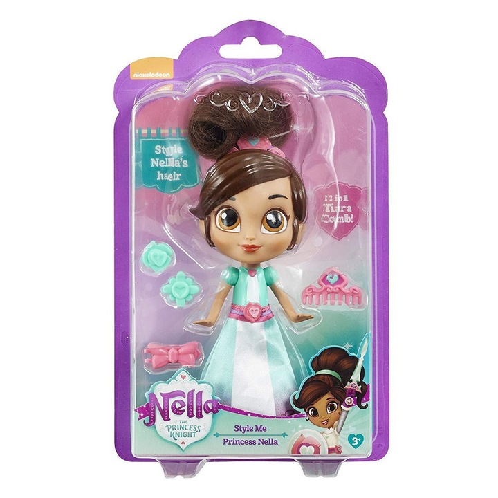 Nickelodeon Mini Baba, Nella hercegnő lovag, hajkiegészítőkkel