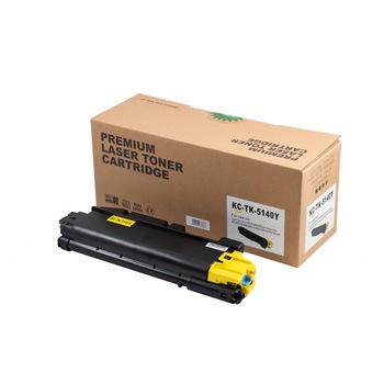 Cartus compatibil toner GENERIC KYOCERA TK5140 YELLOW, 5K Cartus compatibil toner GENERIC KYOCERA TK5140 YELLOW, 5K