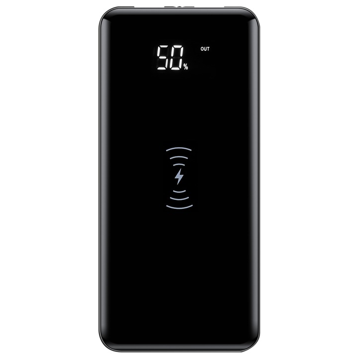 Външна безжична батерия Starbiz W17 Quick Charge 10000mAh Power Bank, Wireless Powerbank + 2 USB изхода