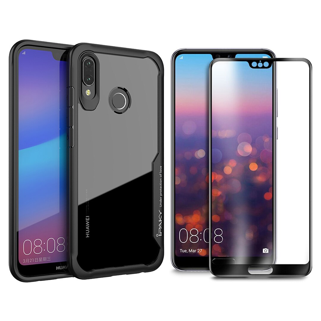Husa Huawei P20 iPaky Leku Full Cover + folie sticla Mr.Shield