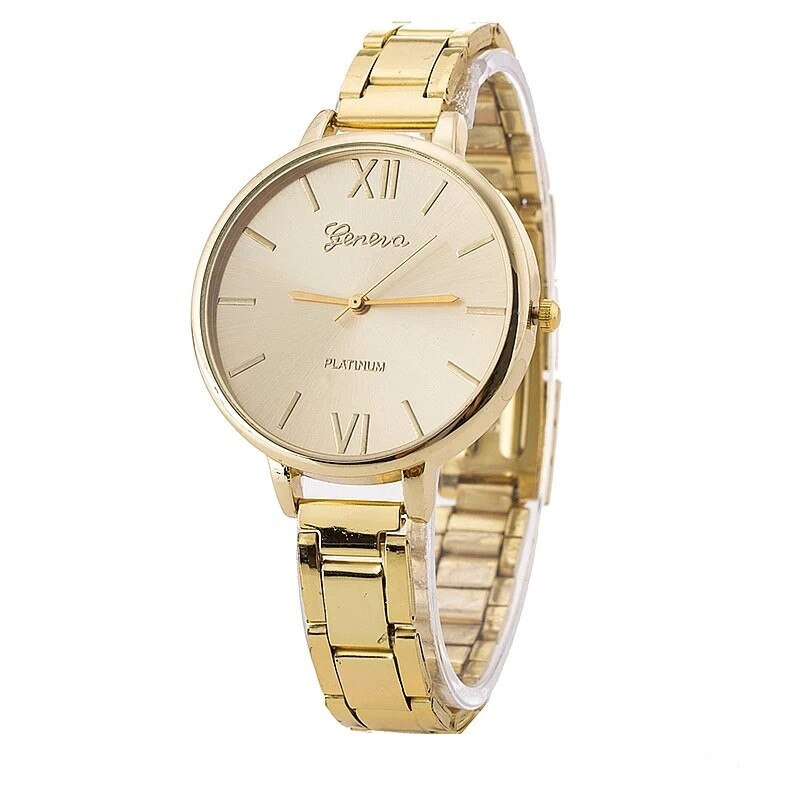 Ceas dama casual Geneva Stylis-T, auriu