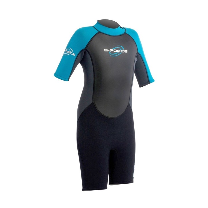 Pantalon scurt GUL 3mm G-Force din neopren pentru copii 2015. Mărimea JS, Negru/Albastru