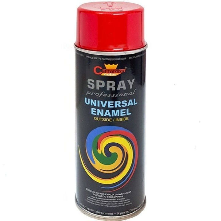 Спрей Champion Color RAL3020, Светло Червен, 400мл