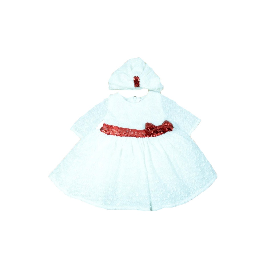 Rochita eleganta fetite Colibri 1155, Alb, 68