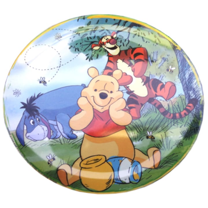 Micimackó műanyag lapos tányér, Bradu, Disney 20 cm