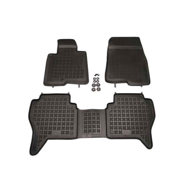 Set covorase cauciuc stil tavita MITSUBISHI PAJERO III 04.00-12.06 rezaw