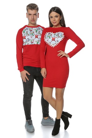 Set Craciun Pentru El Si Ea Joy Rosu M Emag Ro