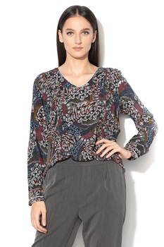 Broadway, Bluza cu decolteu in V Lucille, Multicolor, XS Broadway, Bluza cu decolteu in V Lucille, Multicolor, XS