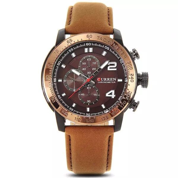 Ceas barbatesc elegant Curren President, rose gold