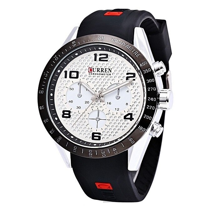 Ceas barbatesc sport Curren Supernova, alb