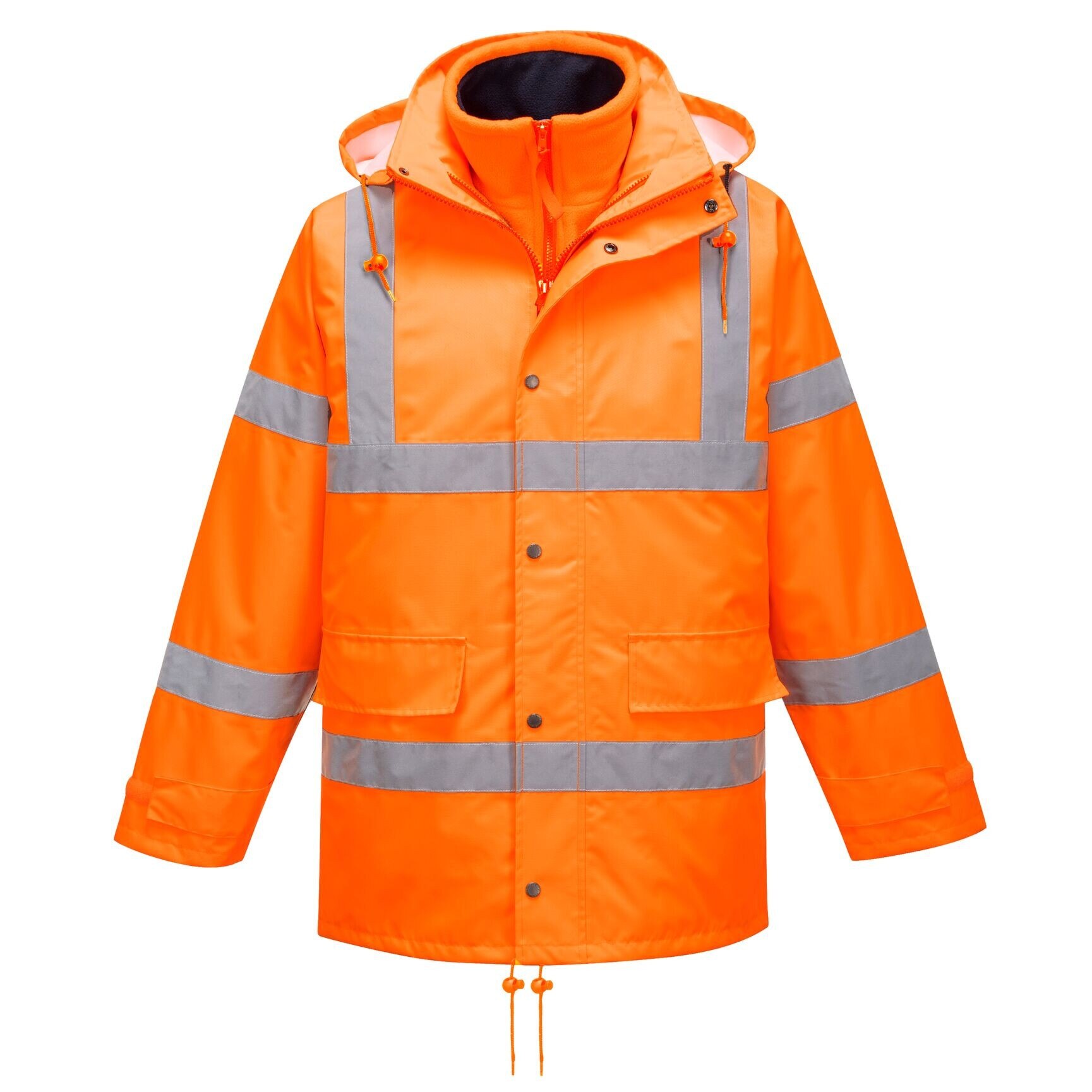 Jacheta Trafic Respirabila HiVis (Interactiva) Portocaliu L