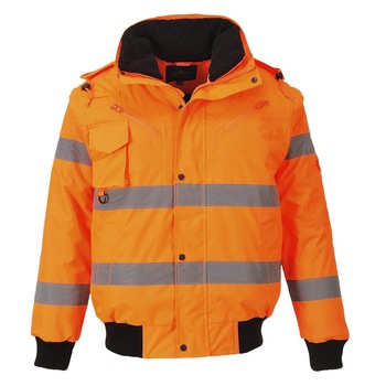 Jacheta 3 in 1 Hi-Vis Bomber Portocaliu M Jacheta 3 in 1 Hi-Vis Bomber Portocaliu M