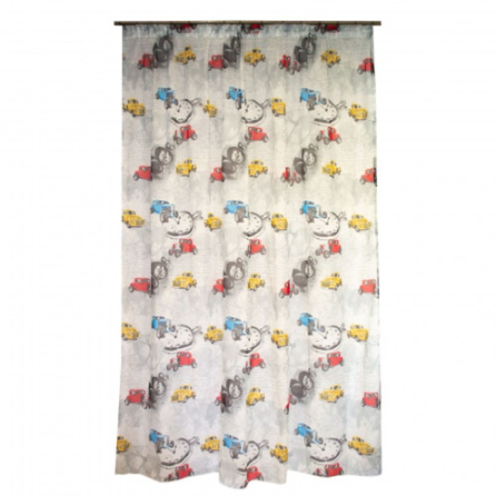 Perdea Velaria, cu imprimeu pentru copii, 214x247 cm