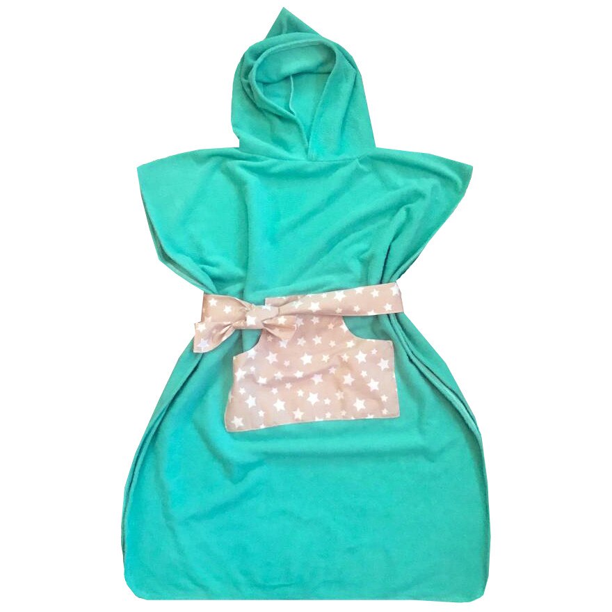 Halat de baie Poncho 1 - 3 ani Deseda Verde