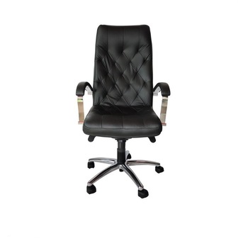 Scaun directorial CUBAN, Negru piele naturala Scaun directorial CUBAN, Negru piele naturala