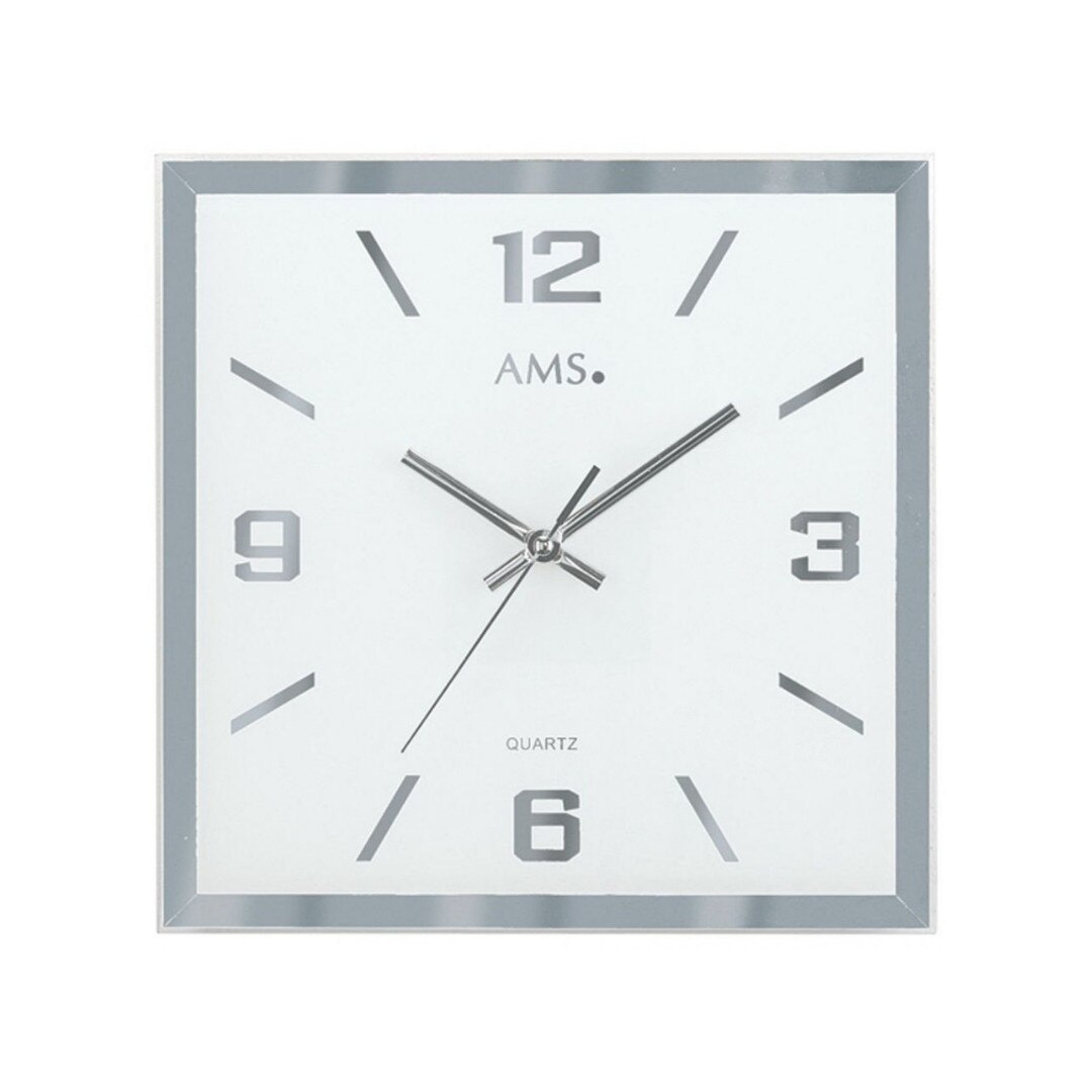 Ceas de perete AMS W9324 Sticla