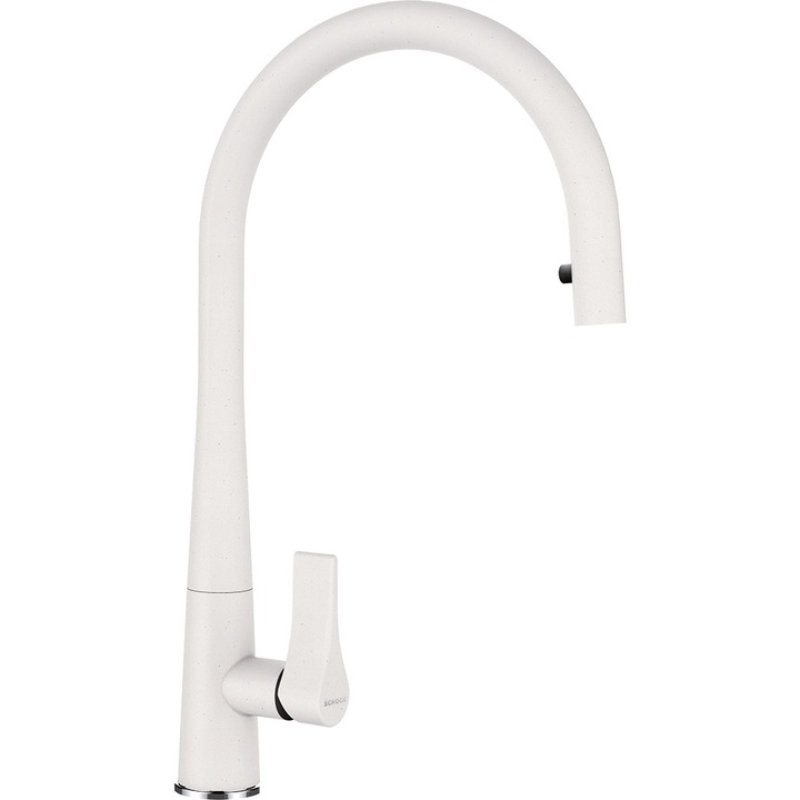 Schock Gota Fehér Gránit Csaptelep Kihúzható Zuhanyfejjel