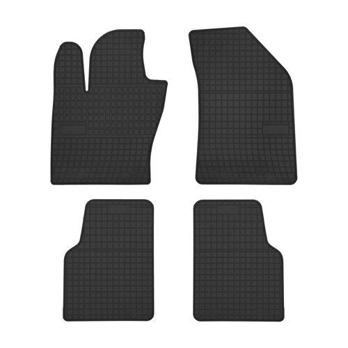 Set covorase auto Frogum pentru Jeep Compass 2017, Cauciuc, Negru