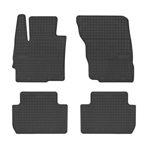 Set covorase auto Frogum pentru Mitsubishi Eclipse Cross 2017, Cauciuc, Negru
