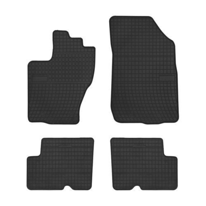 Set covorase auto Frogum pentru Dacia Duster 2014, Cauciuc, Negru