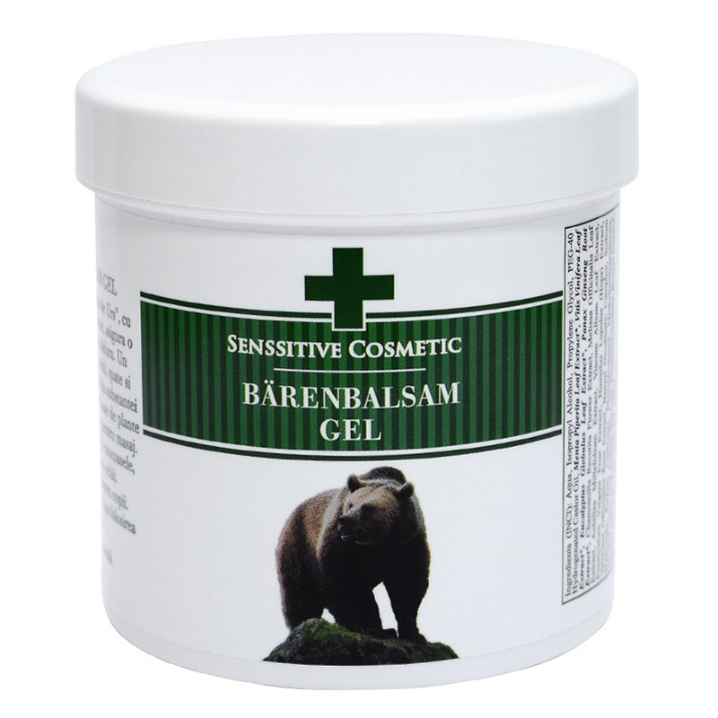 Gel antireumatic Puterea Ursului® cu plante BIO Kräuter®, 250 ml