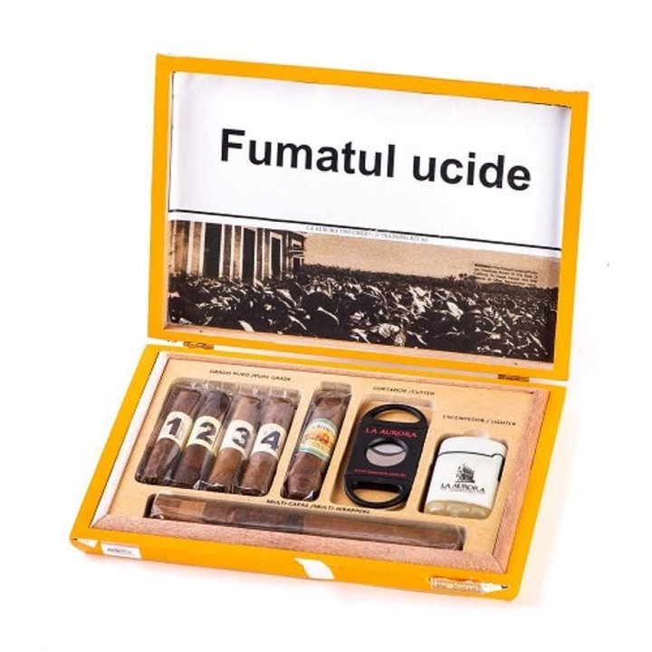 Trabucuri La Aurora 1903 Emerald Training Kit (6)