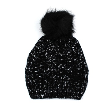Caciula dama cu ciucure, neagra Caciula dama cu ciucure, neagra