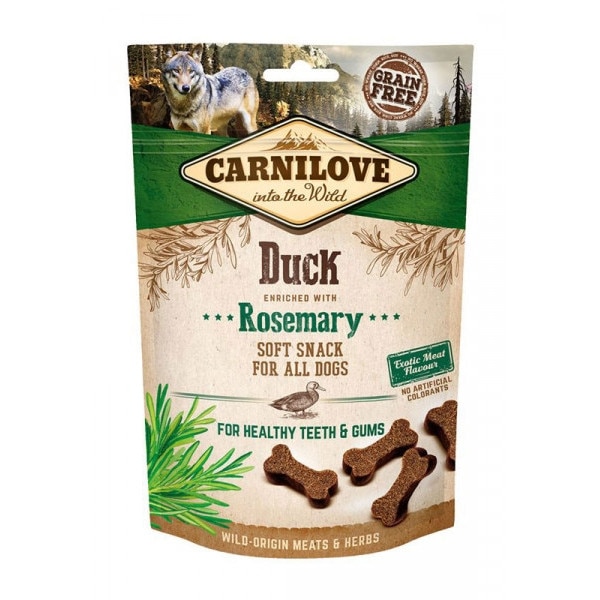 Carnilove Dog Semi Moist Snack Duck With Rosemary, 200 g