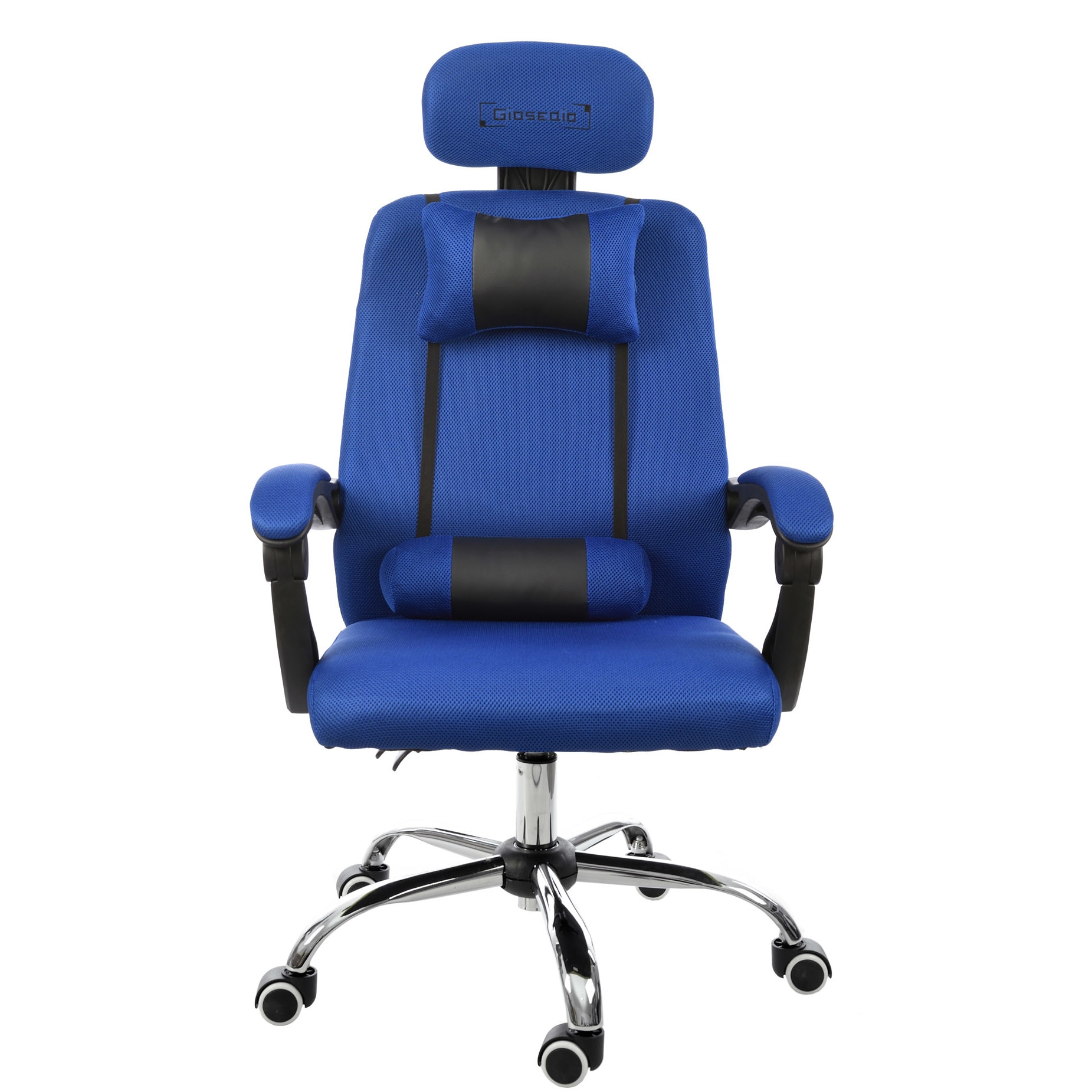 Scaun gaming rotativ GIOSEDIO GPX008, Albastru