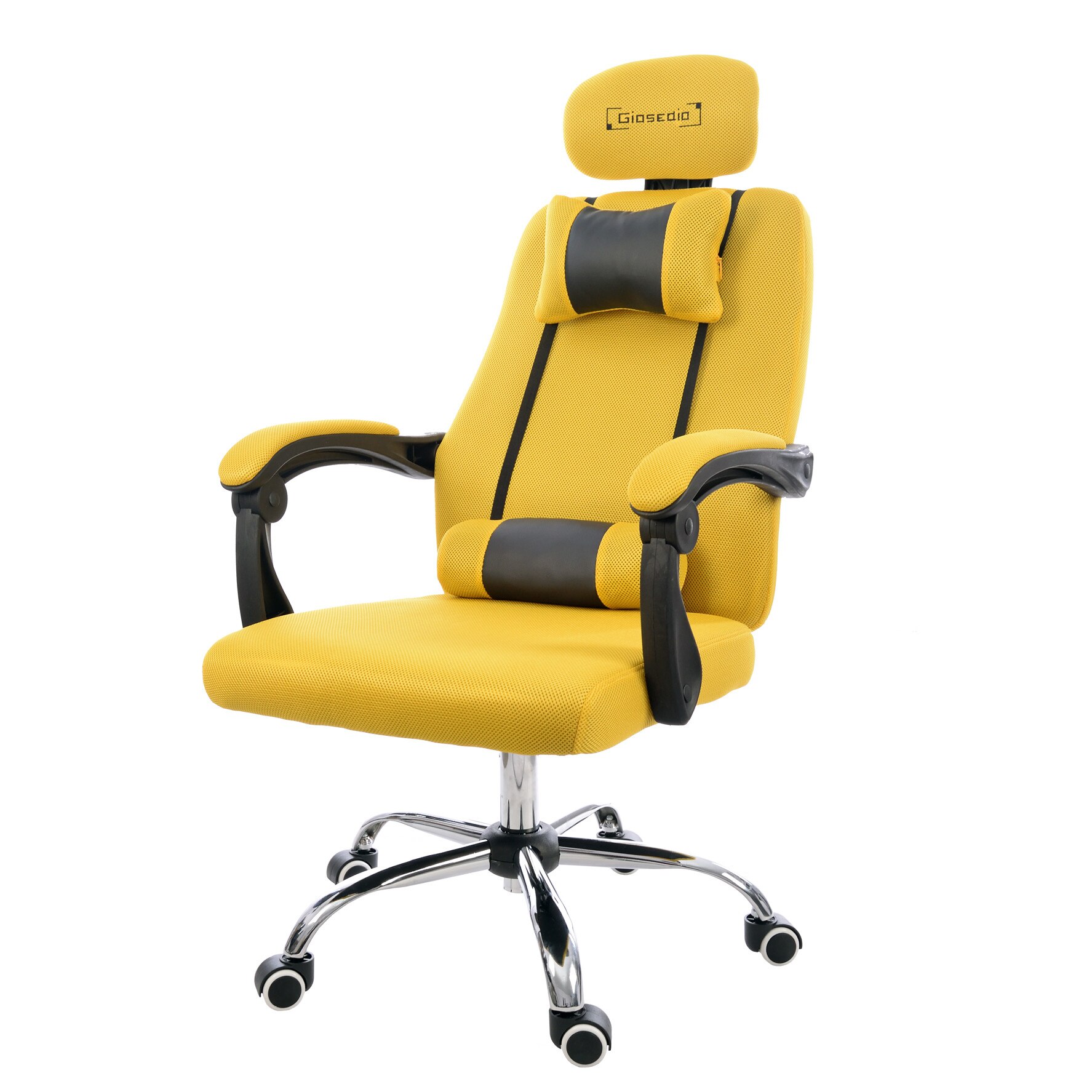 Scaun gaming Giosedio, Galben/Negru GPX013