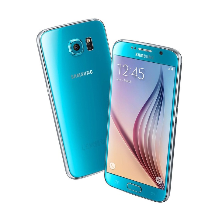 Мобилен телефон Samsung Galaxy S6, 32GB, 4G, син