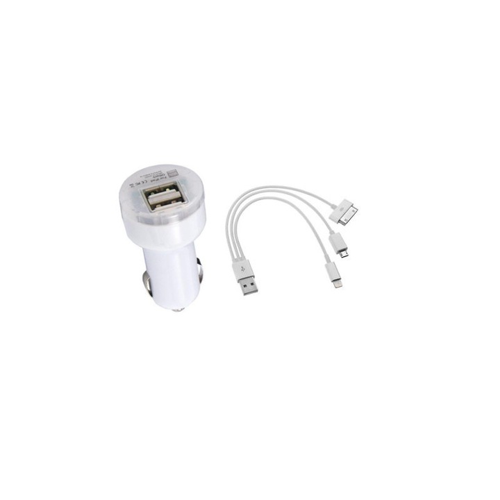 Autós töltő USB 6802 Premium sorozattal