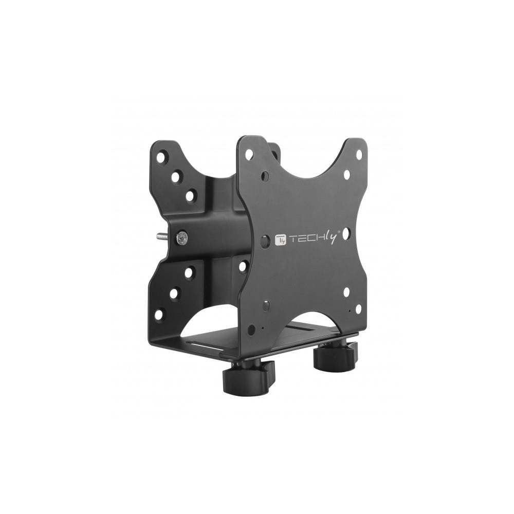 Suport mini unitate centrala Techly VESA, Negru