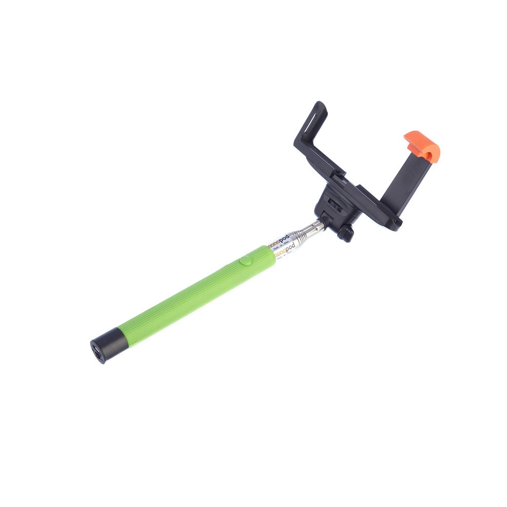 Set 2 produse - Selfie Stick, Bluetooth, 105 cm, Verde + Suport Universal de Birou Pentru Tablete sau Telefoane