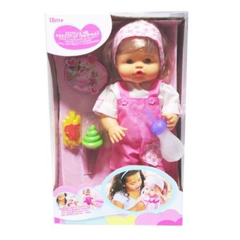 Papusa Deea, iMK®, bebelusul care bea apa, face la olita, accesorii incluse Papusa Deea, iMK®, bebelusul care bea apa, face la olita, accesorii incluse