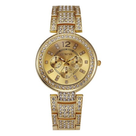 Ceas dama casual Geneva Gorgeous, gold