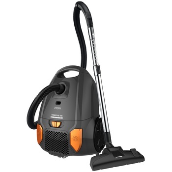 Aspirator cu sac Heinner HVC-MGRY1400-V2, 700 W, sac textil, 3 L, putere variabila, HEPA 12, tub telescopic metalic, Negru Aspirator cu sac Heinner HVC-MGRY1400-V2, 700 W, sac textil, 3 L, putere variabila, HEPA 12, tub telescopic metalic, Negru