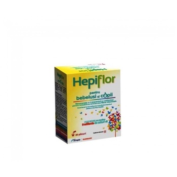 Hepiflor Pentru Bebelusi Si Copii Pulbere, Plicuri , 10buc Hepiflor Pentru Bebelusi Si Copii Pulbere, Plicuri , 10buc