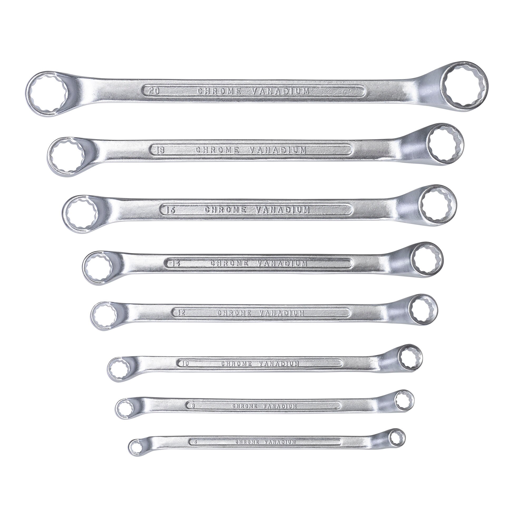 Set profesional de 8 chei inelare KWB Einhell, diametru 6-20 mm