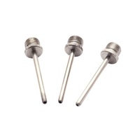 Set de 3 ace metalice, marime universala, pentru umflat mingi de sport