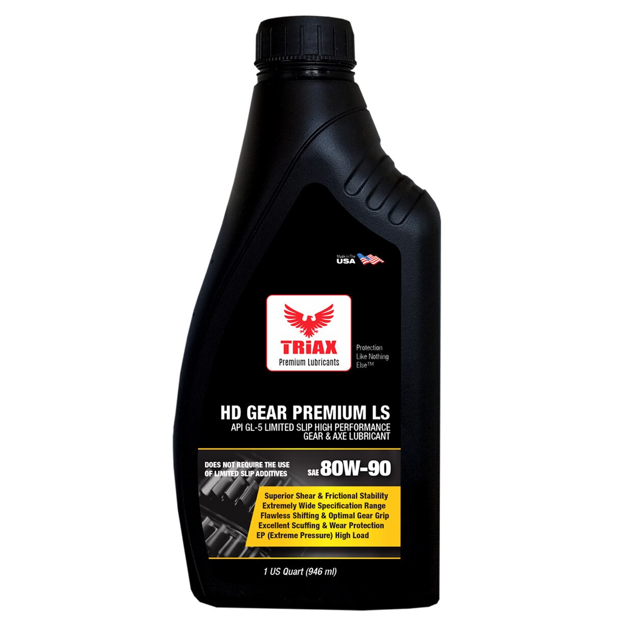 Ulei Transmisie Manuala Triax HD Gear Premium 80W-90 API GL-5 LS, 946 ml