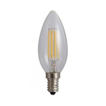 Bec Filament Lumanare E14 , 4W , 480Lm , 4000K Bec Filament Lumanare E14 , 4W , 480Lm , 4000K