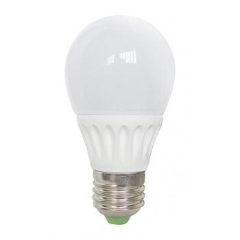 Bec Led E27, model glob A55, 5W, 4100K, lumina neutra Bec Led E27, model glob A55, 5W, 4100K, lumina neutra