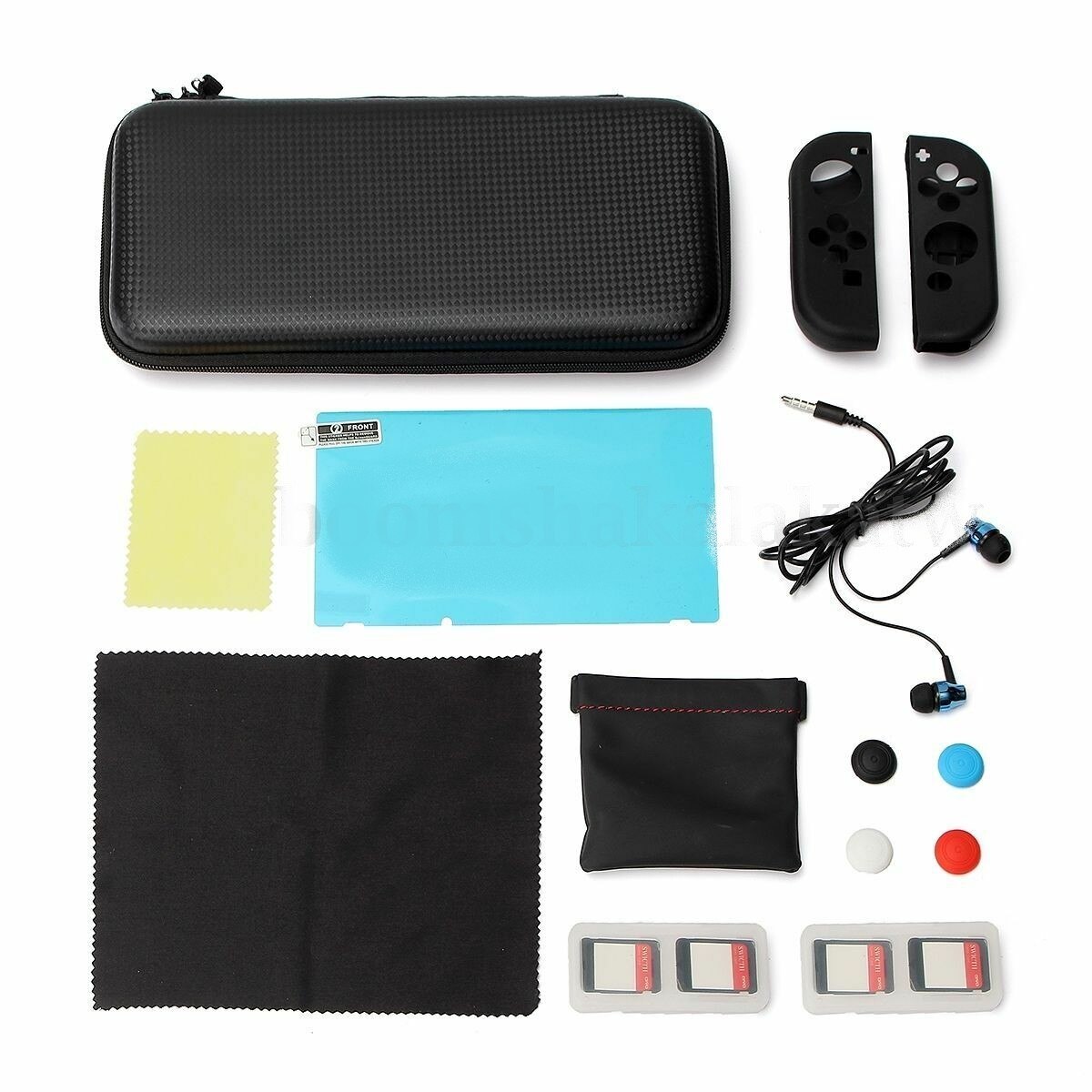 Set Nintendo Switch Geanta De Transport +Casti Si Folie Protector 13 IN 1